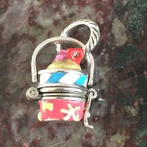 Brighton sand bucket charm